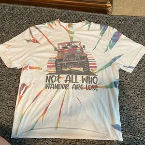 Tie dye crop top size medium